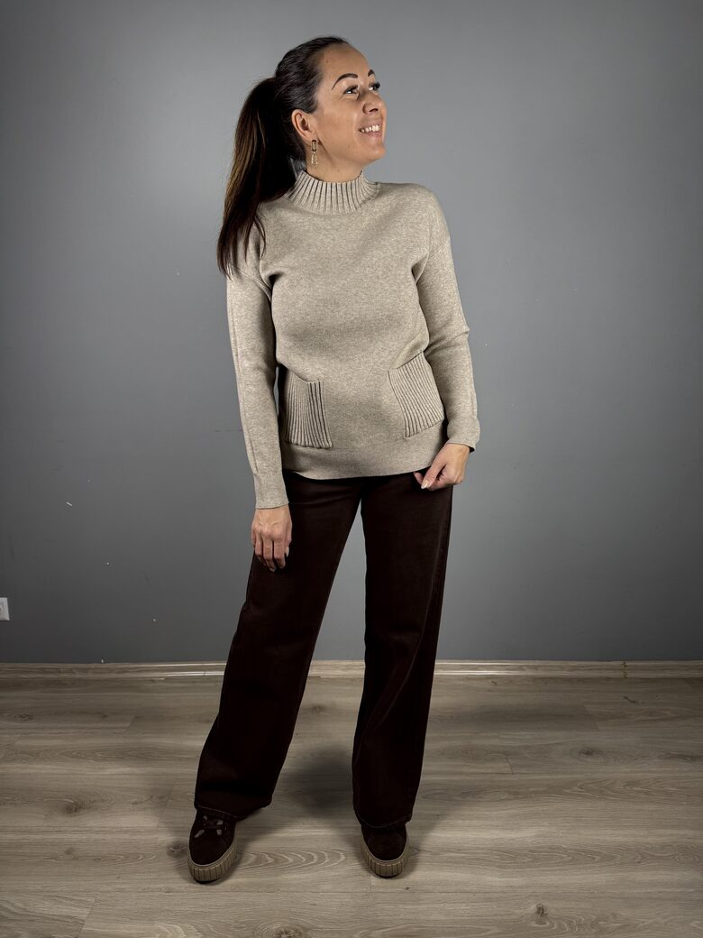 Šokolaadivärvi teksad