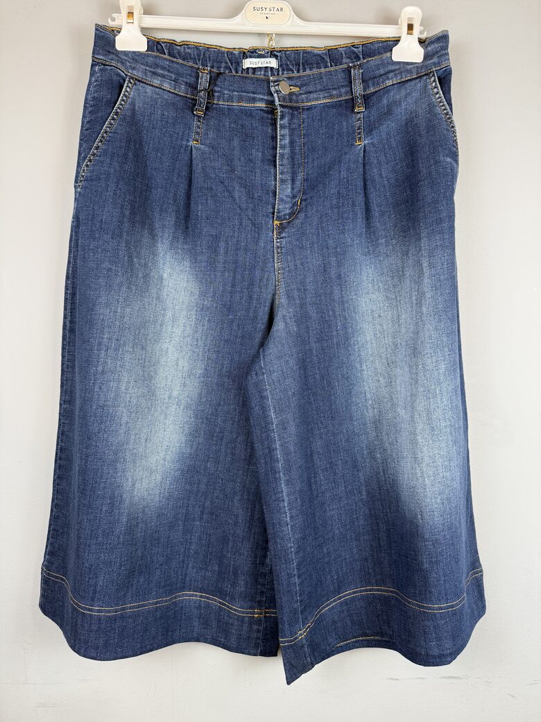 Džinsu bermudas PLUS size