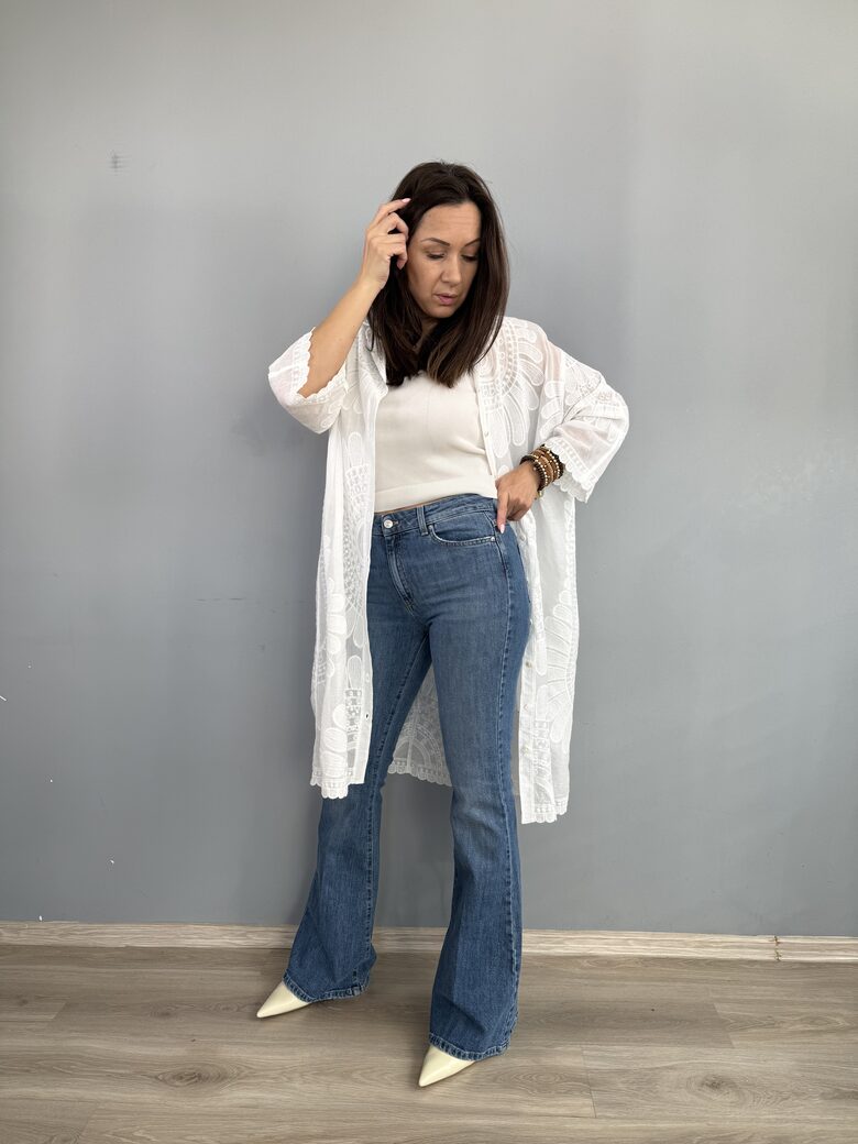 Džinsu bikses, kļošas (VICOLO)