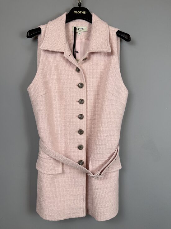 Tvīda veste ar jostu