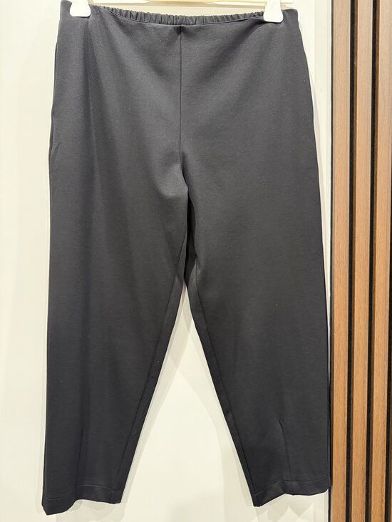 Trikotāžas momfit bikses melnas 2XL